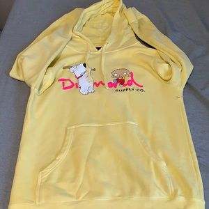 Family guy x Diamond Supply co hoodie